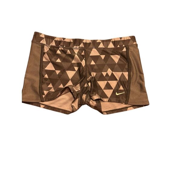 2 Nike dri fit woman’s medium workout running hiking shorts blue black - Picture 3 of 6